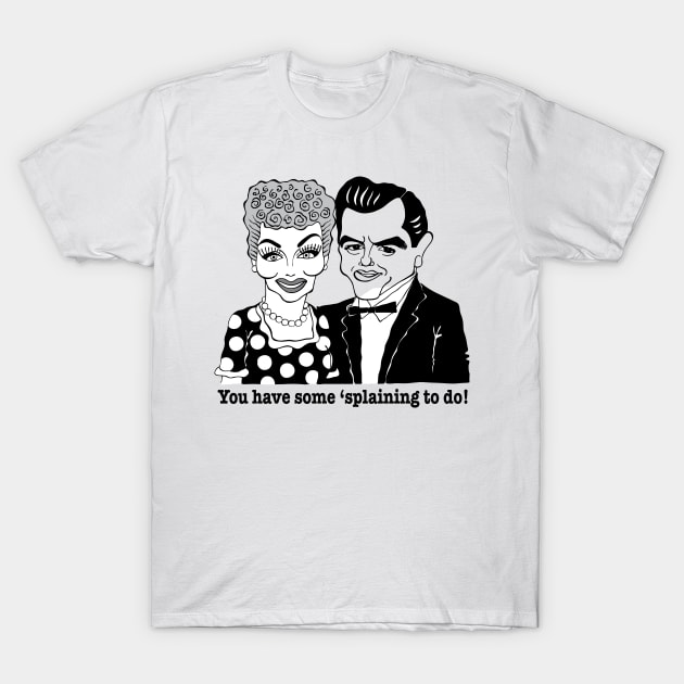 1950'S CLASSIC TV SITCOM T-Shirt by cartoonistguy